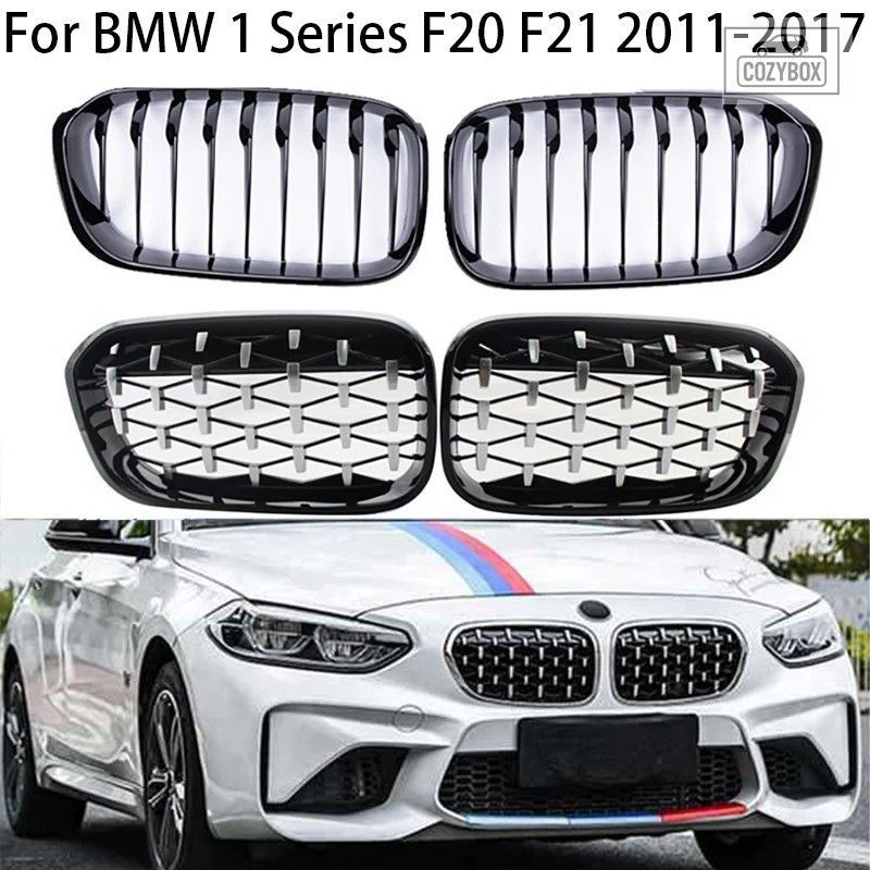 BMW 1 シリーズ F20 F21 LCI 120i 2011-17 フロント キドニー グリル フード フロント 11,726円