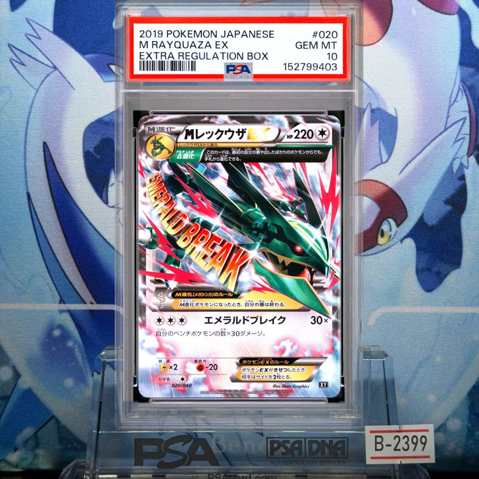 2019 MレックウザEX EXTRA REGULATION BOX PSA9 PSA10 MレックウザEX XY エクストラレギュレーションBOX/XY 020 2019 B