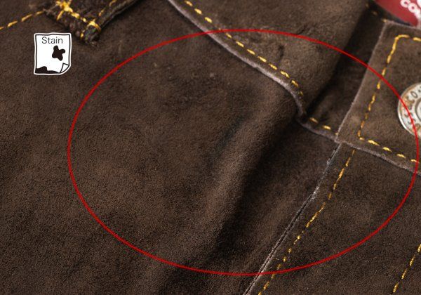 ジュンヤワタナベ マン×リーバイスJUNYA WATANABE MAN×Levi's カウレザーパッチワークパンツ 茶M ジュンヤワタナベ マン×リーバイスJUNYA WATANABE MAN×Levi's カウレザーパッチワークパンツ 茶M
