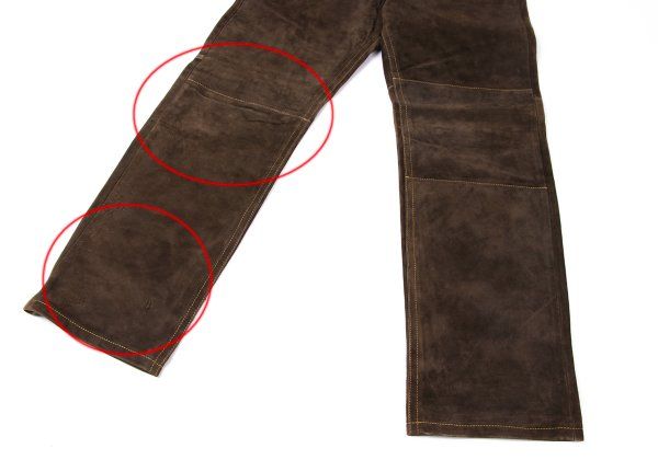 ジュンヤワタナベ マン×リーバイスJUNYA WATANABE MAN×Levi's カウレザーパッチワークパンツ 茶M ジュンヤワタナベ マン×リーバイスJUNYA WATANABE MAN×Levi's カウレザーパッチワークパンツ 茶M