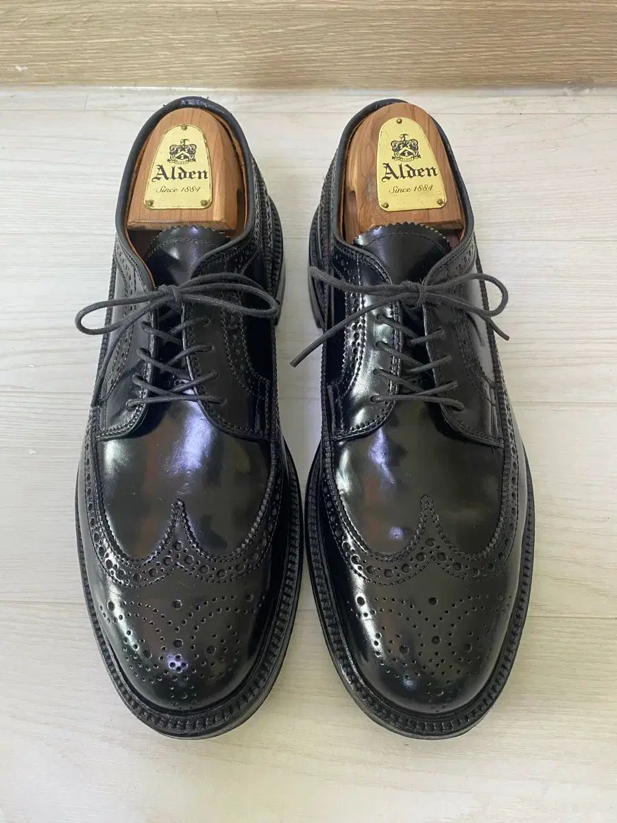 オールデン(Alden)ブラックコードバンロングウィング 9751