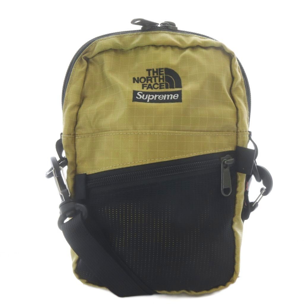 ザノースフェイス THE NORTH FACE SUPREME ショルダーバッグ ワンショルダー ナイロン ロゴ刺繍 ゴールド色 NF0A3KW3 /YO17 ■GY18