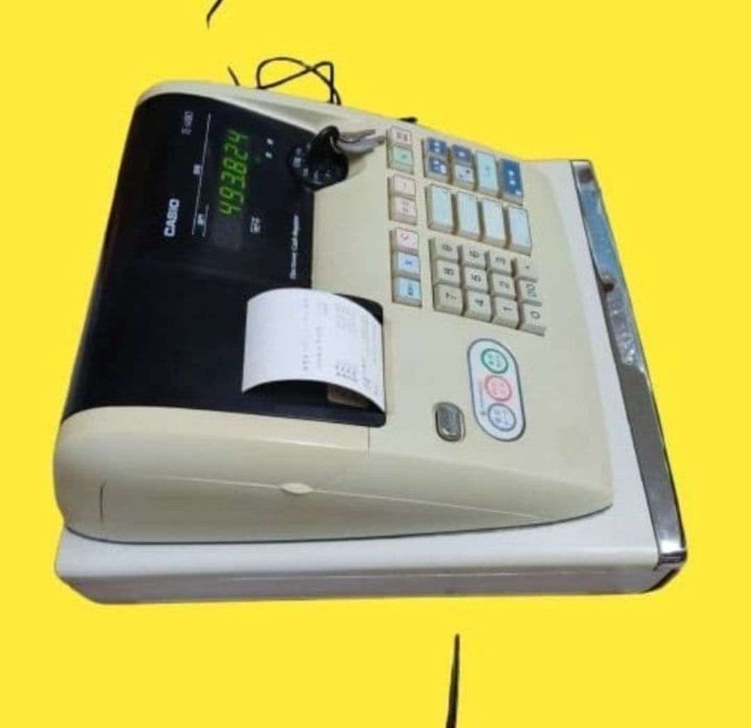 カシオレジスター TE-M80 中古品 人気機種感熱紙 送料無料 808005