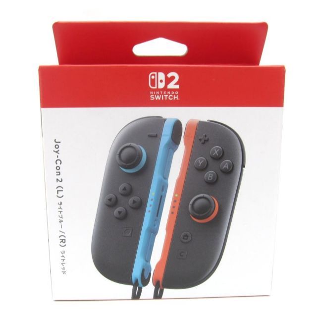 未使用 Nintendo 任天堂 ニンテンドースイッチ2 Joy-Con 2 (L) ライトブルー/(R) ライトレッド □UR1297