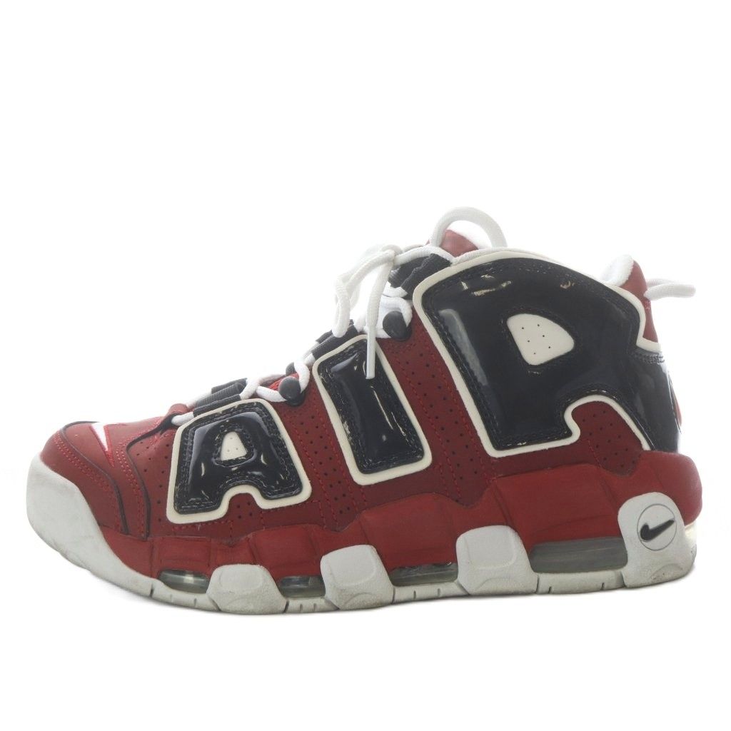 ナイキ NIKE AIR MORE UPTEMPO 96 エアモアアップテンポ96 スニーカー ハイカット US8 レッド 921948-600 /YO25