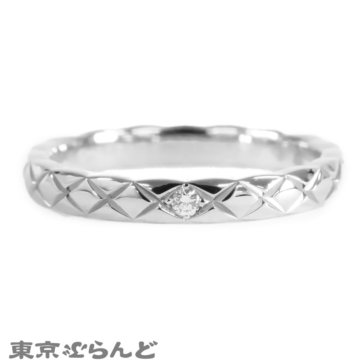 CHANEL ココクラッシュ Pt J11354 #47ダイアモンドスモール シャネル CHANEL ココクラッシュ スモール リング J11354 プラチナ