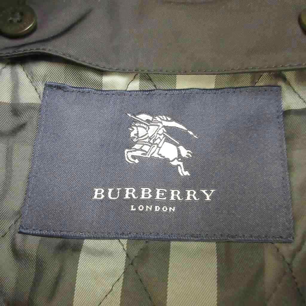 バーバリー ロンドン BURBERRY LONDON トレンチコート LL 黒 ブラック