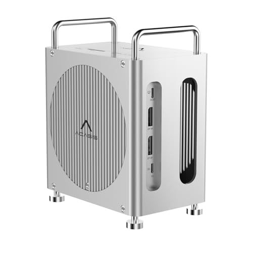 ACASIS 40Gbps Mac mini M4ドッキングステーション M.2 SSD スロット×2、11-in-1 Mac mini M4/M4 Pro対応 DP 4K60Hz出力 USB-A 10Gbps×3 PD 30W給電 SD/TF 4.0スロｍａ