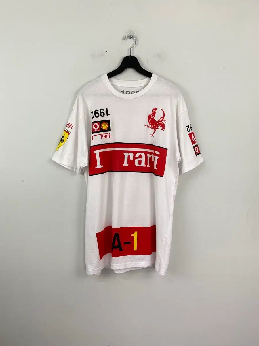 OOTD 1992 ラリー 半袖Tシャツ Ferrari(フェラーリ) オマージュ L <350>