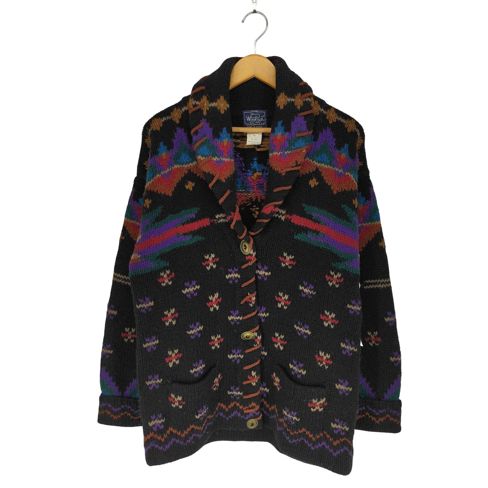 ウールリッチ WOOLRICH アシックス社 ショールカラーウールカーディガン メンズ JPN：M