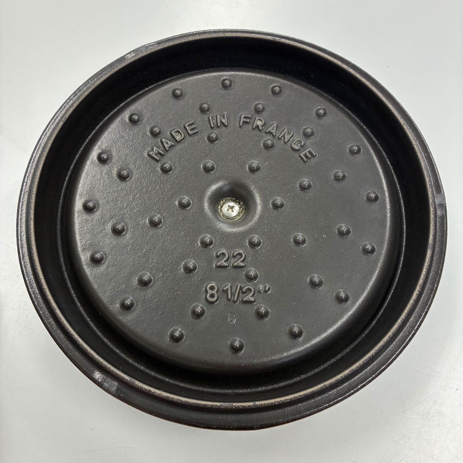 ☆STAUB ストウブ ピコ ココットラウンド 22cm グレナディンレッド 