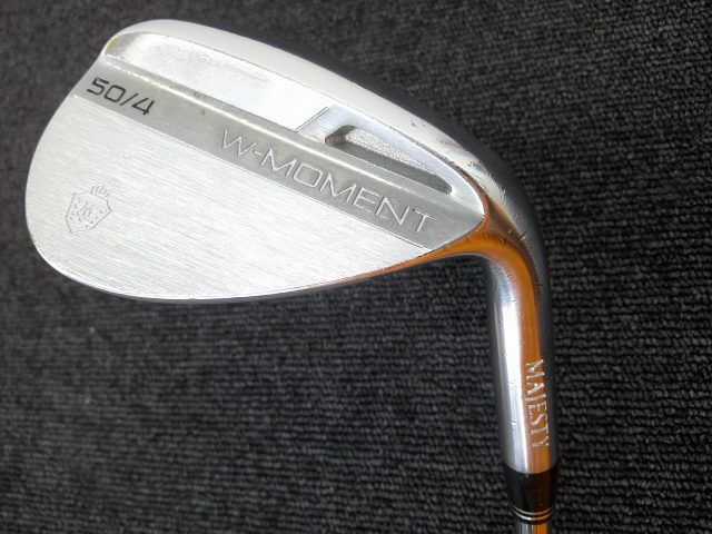 中古 ウェッジ マジェスティゴルフ(マルマン) W-MOMENT カッパークロム/NSPRO950GHneo/S/50[0815]■松山店
