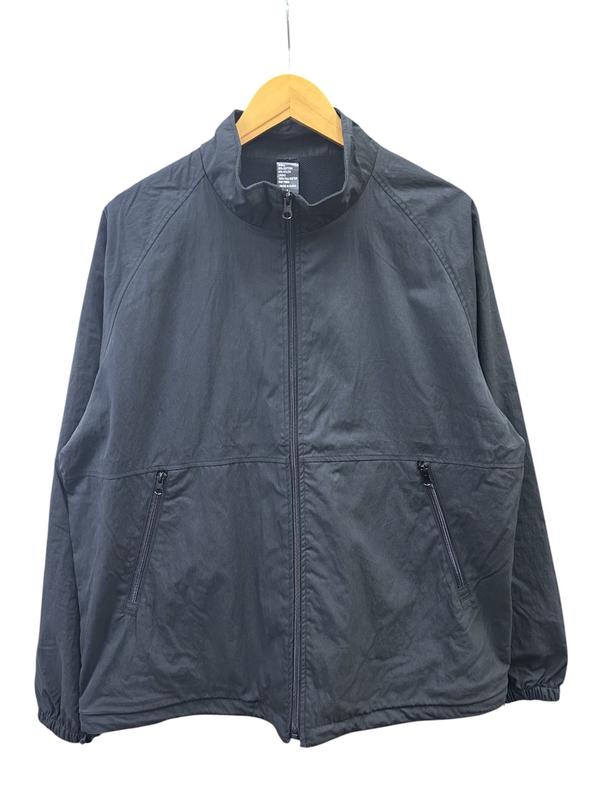 BEIMAR (ビーマー) 別注 Water Repellent Lined Track Jacket トラックジャケット ナイロン WB103MTJ L ブラック メンズ/027