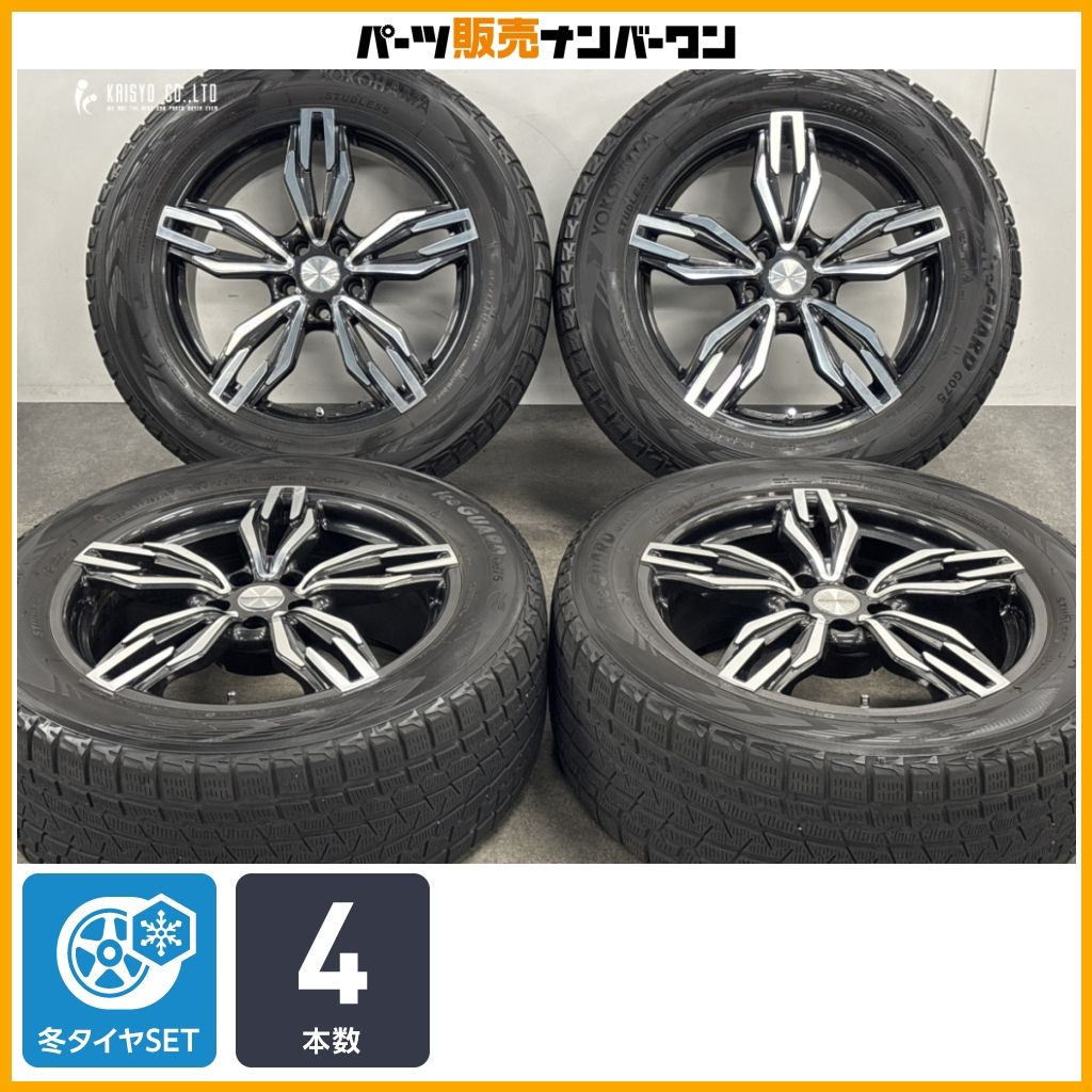 【美品】ユーロバーン 19in 8.5J +28 PCD112 ヨコハマ アイスガード G075 255/55R19 アウディ 4M Q7 ホイールのみ販売可能 即納可能