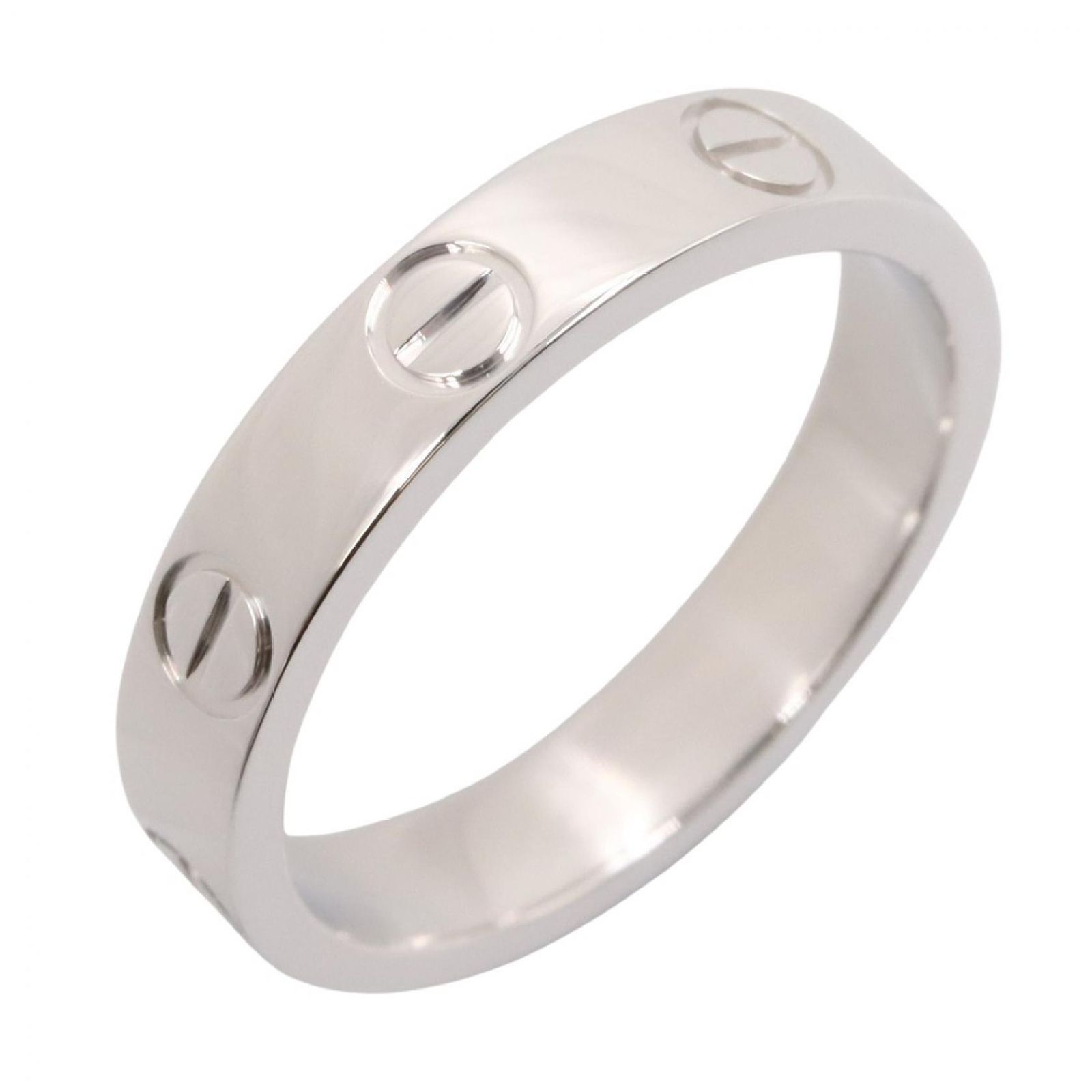 カルティエ CARTIER リング・指輪 ミニラブリング B4085100 K18WG（ホワイトゴールド） ミニラブリング レディース Used A