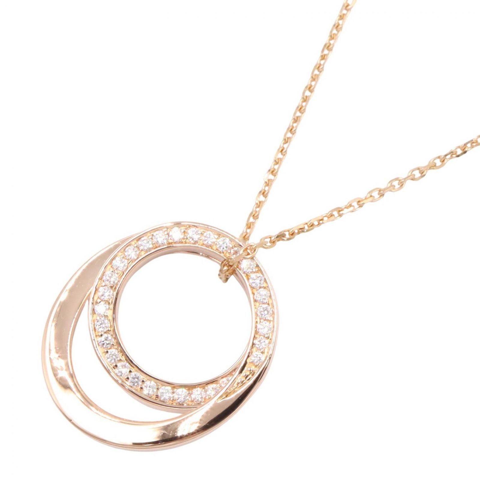 カルティエ CARTIER ネックレス エタンセル ダイヤ ネックレス 首回り39/42.5㎝ K18PG（ピンクゴールド） ダイヤモンド エタンセル ダイヤ ネックレス レディース