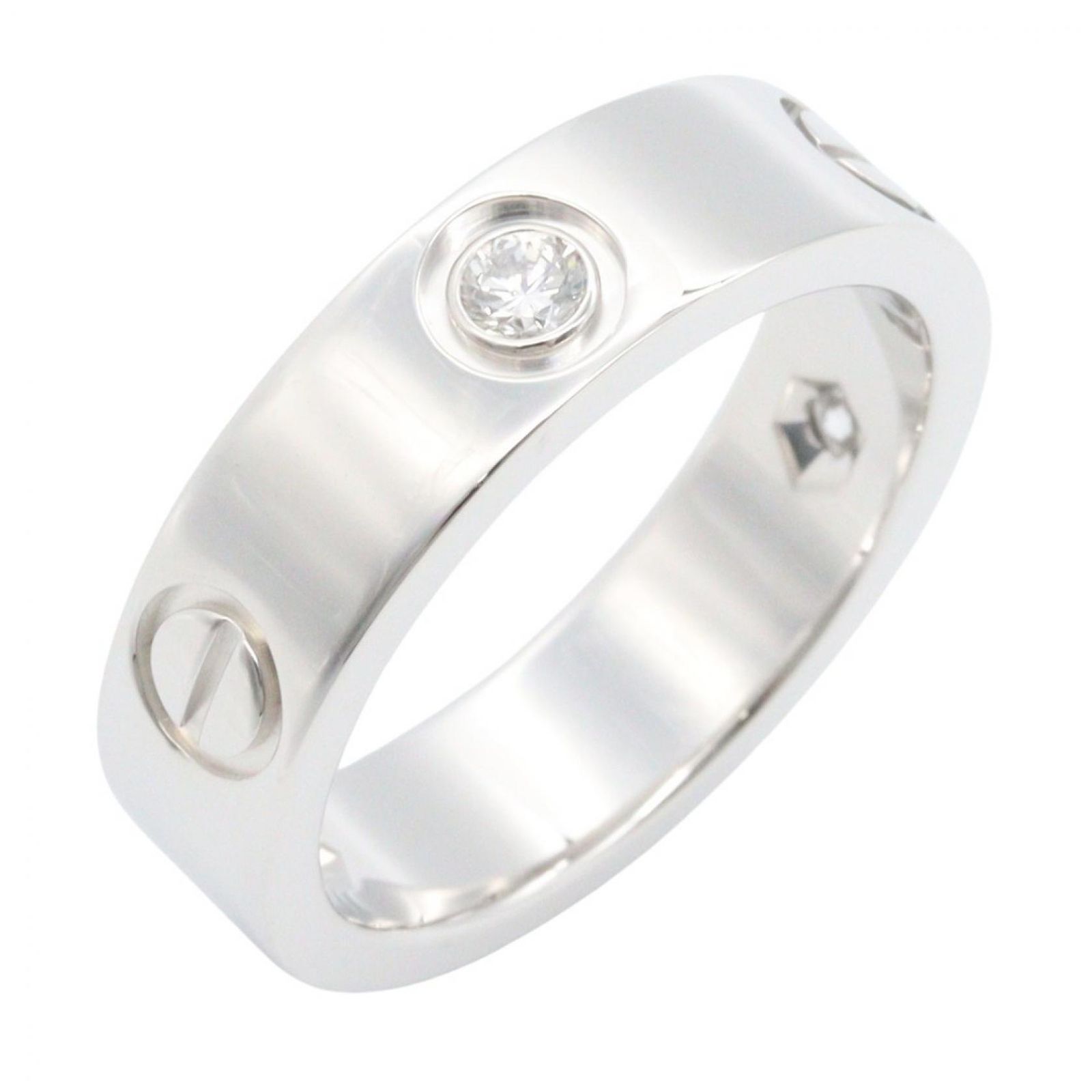 カルティエ CARTIER リング・指輪 ラブリング 3PD B4032500 K18WG（ホワイトゴールド） ダイヤモンド ラブリング 3PD ユニセックス Used A