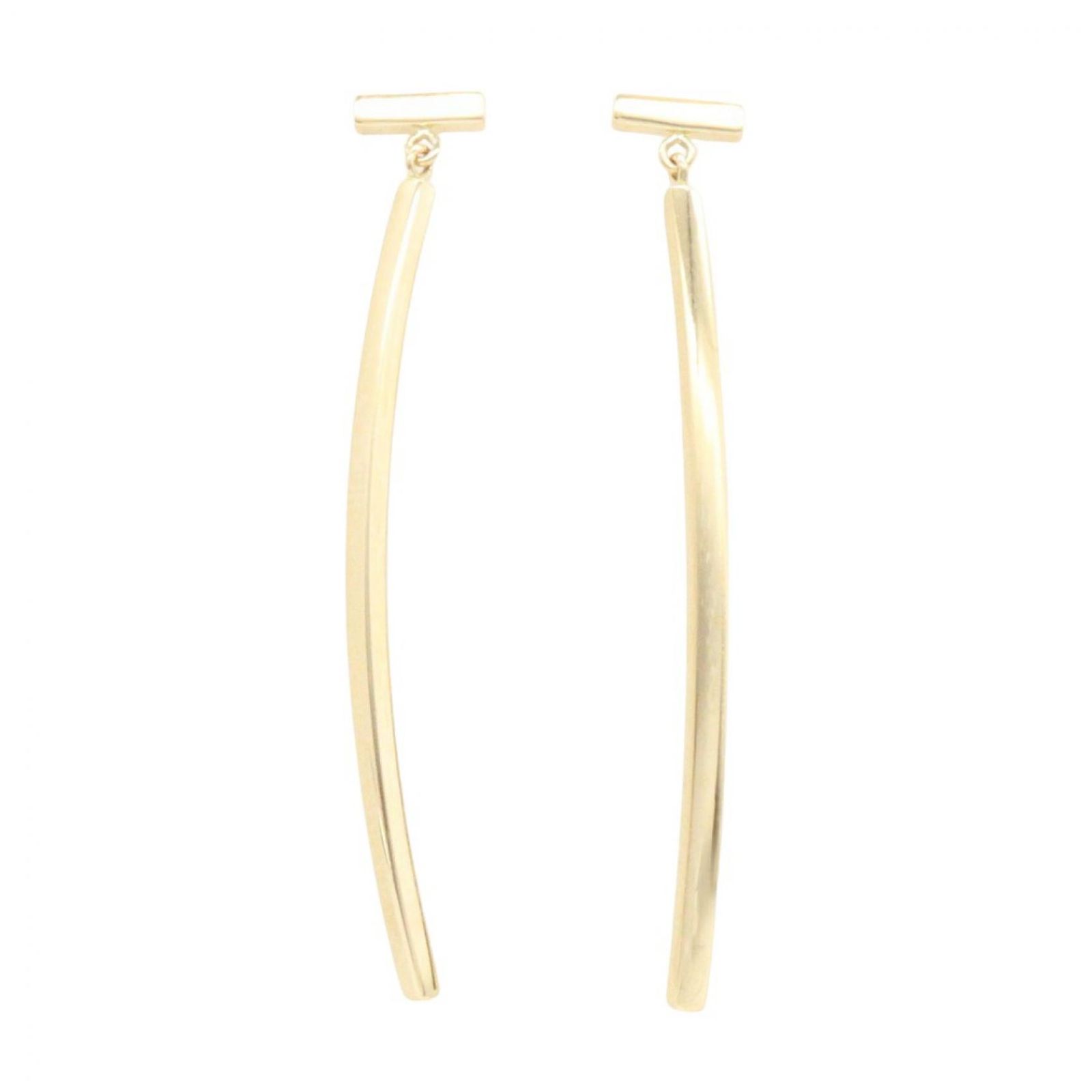 ティファニー TIFFANY＆CO ピアス T バー ピアス K18（イエローゴールド） T バー ピアス レディース Used A
