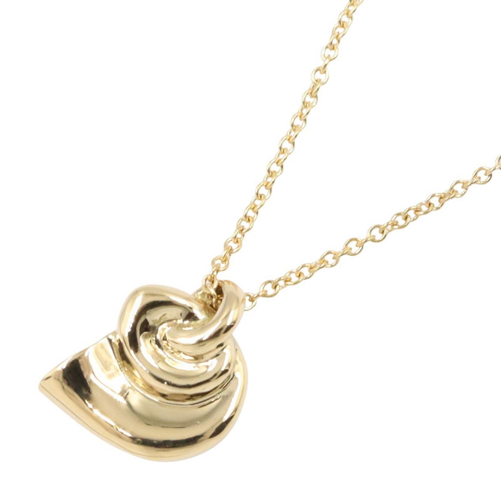 ティファニー TIFFANY＆CO ネックレス ホルン ネックレス 首回り40.5㎝ K18（イエローゴールド） ホルン ネックレス レディース Used A