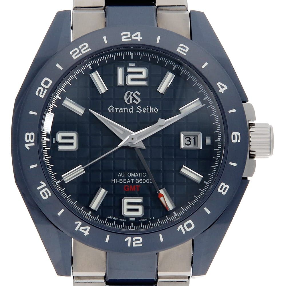 グランドセイコー スポーツコレクション メカニカルハイビート GMT ブルーセラミックス SBGJ233 中古 メンズ 415,200円