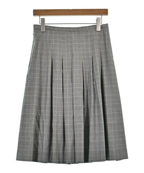【美品】 Aquascutum スカートスーツセットアップ 10 グレージュ AQUASCUTUM セットアップ・スーツ（その他） レディース 【古着