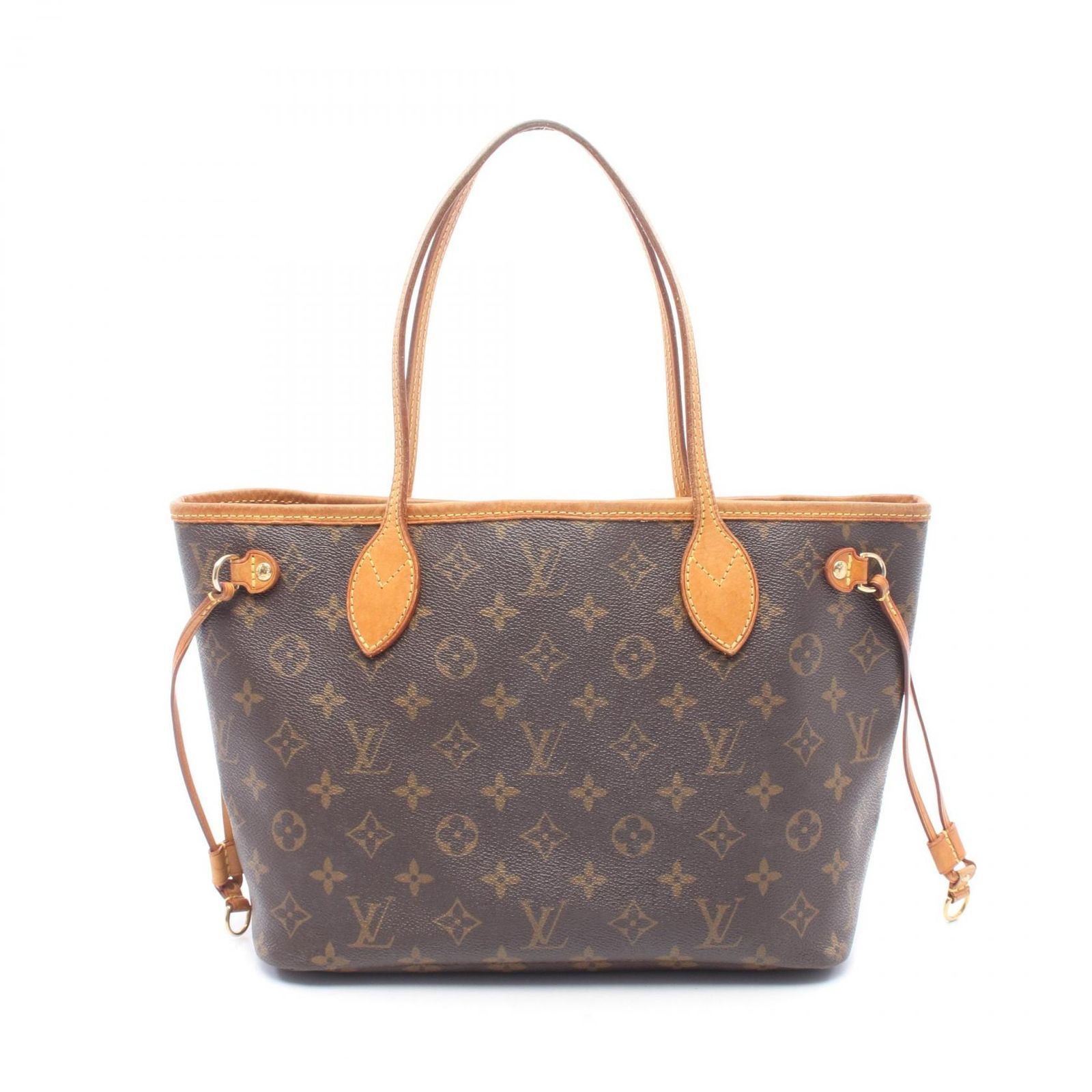 ルイ・ヴィトン LOUIS VUITTON トートバッグ ネヴァーフルPM M40155 PVCコーティングキャンバス レザー ネヴァーフルPM レディース Used B