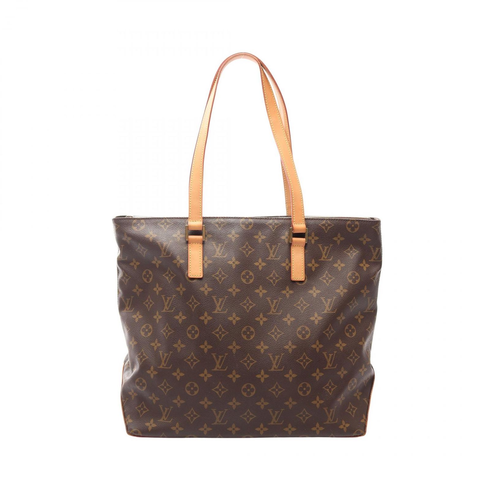 ルイ・ヴィトン LOUIS VUITTON トートバッグ カバメゾ モノグラム M51151 PVCコーティングキャンバス レザー カバ・メゾ レディース Used B