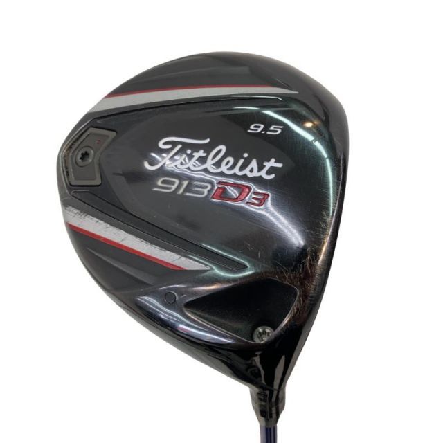 【中古】 タイトリスト 913 D3 9.5° ドライバー DR Diamana B60 (フレックスS) メンズ 男性用 右利き 右用 Cランク ゴルフクラブ
