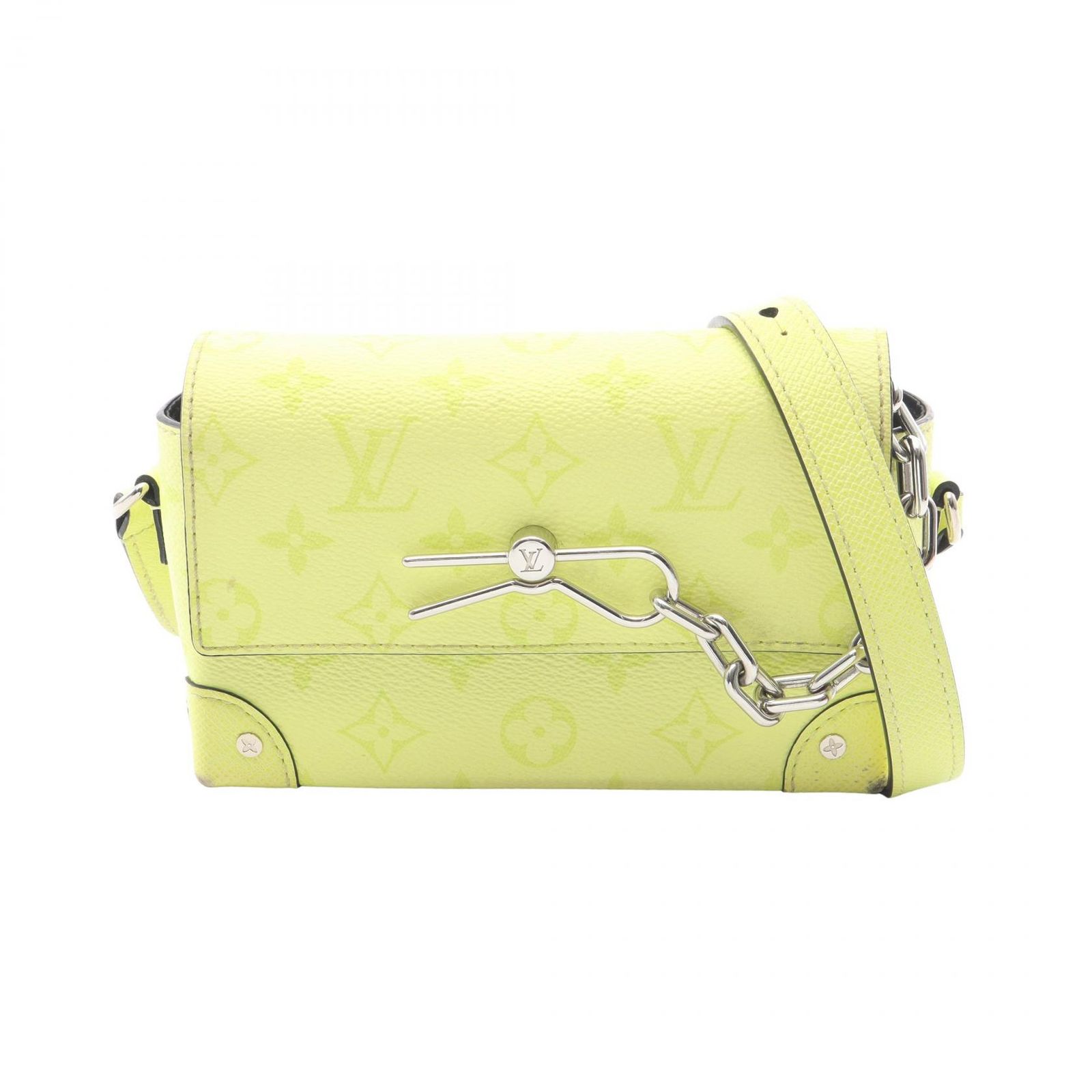 ルイ・ヴィトン LOUIS VUITTON ショルダーバッグ スティーマー ウェアラブル ウォレット モノグラム レモンイエロー M14117 レモンイエロー PVCコーティングキャンバス