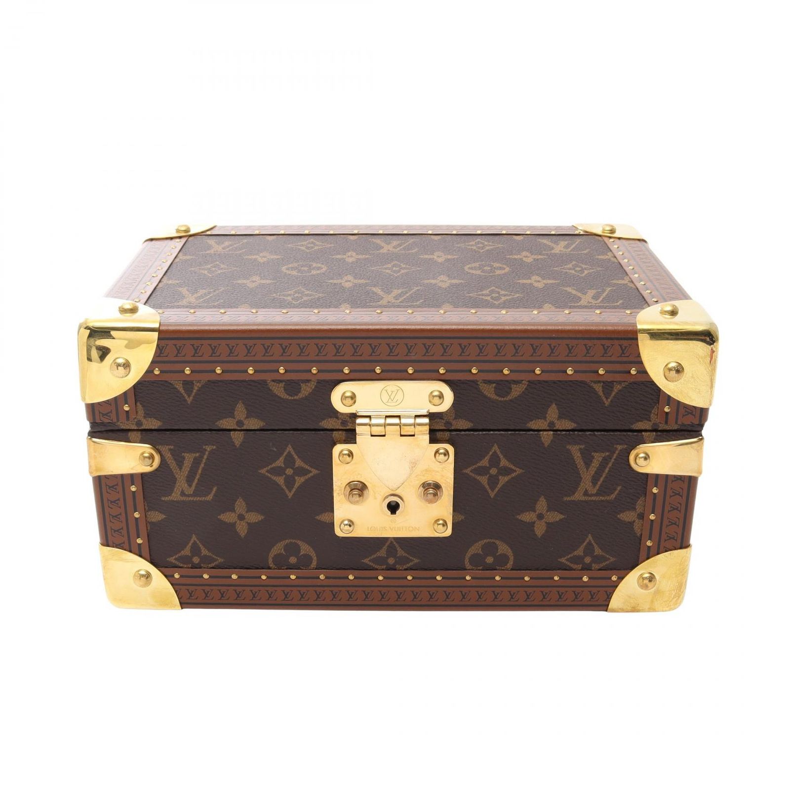 ルイ・ヴィトン LOUIS VUITTON コフレトレゾール 24 モノグラム ジュエリーBOX アクセサリーケース アクセサリー レザー PVC レディース ブラウン系 M47000 【中古】 ルイ・ヴィトン LOUIS VUITTON コフレトレゾール 24 モノグラム