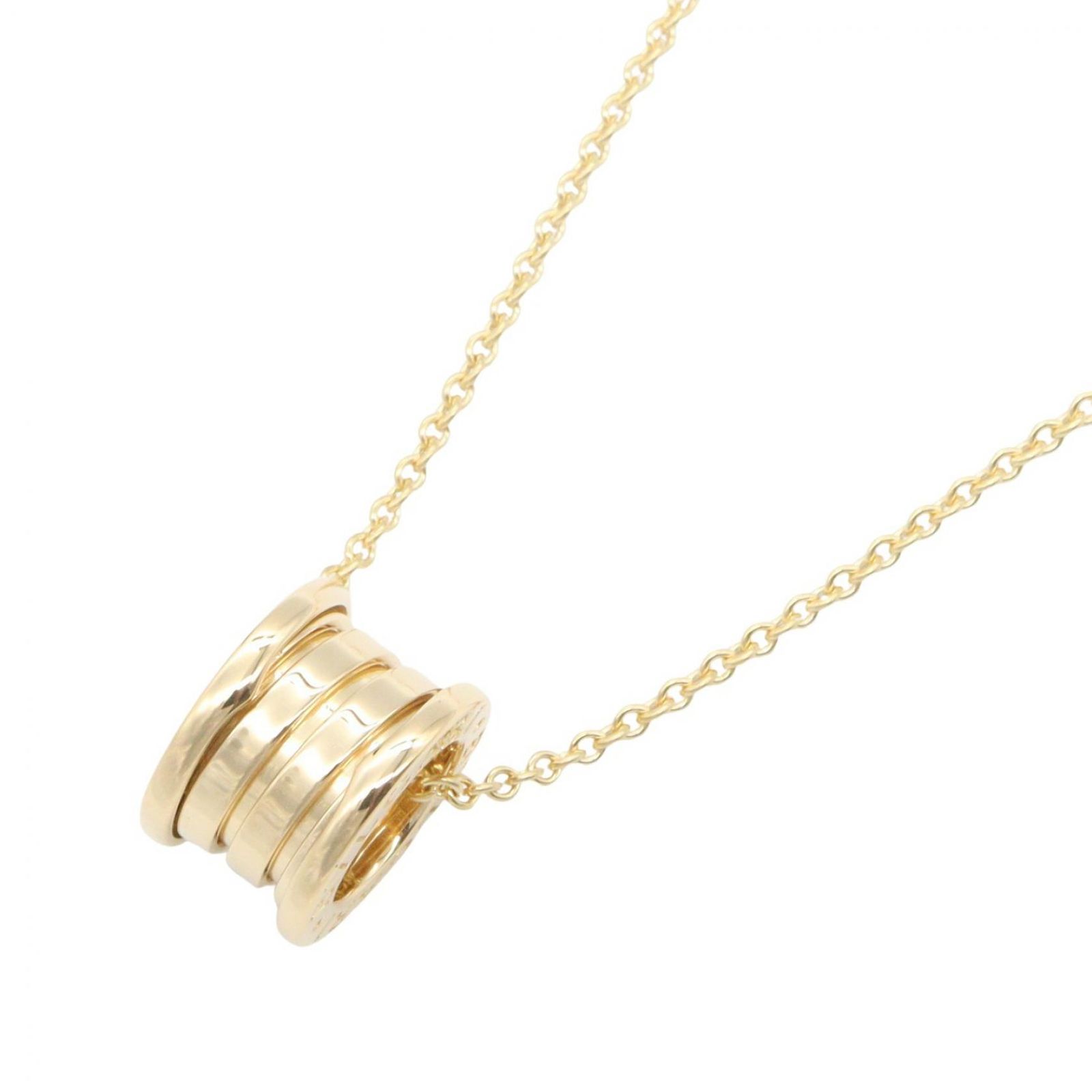 ブルガリ BVLGARI ネックレス B-zero1 ビーゼロワン ネックレス 首回40cm K18（イエローゴールド） B-zero1 ネックレス レディース Used A