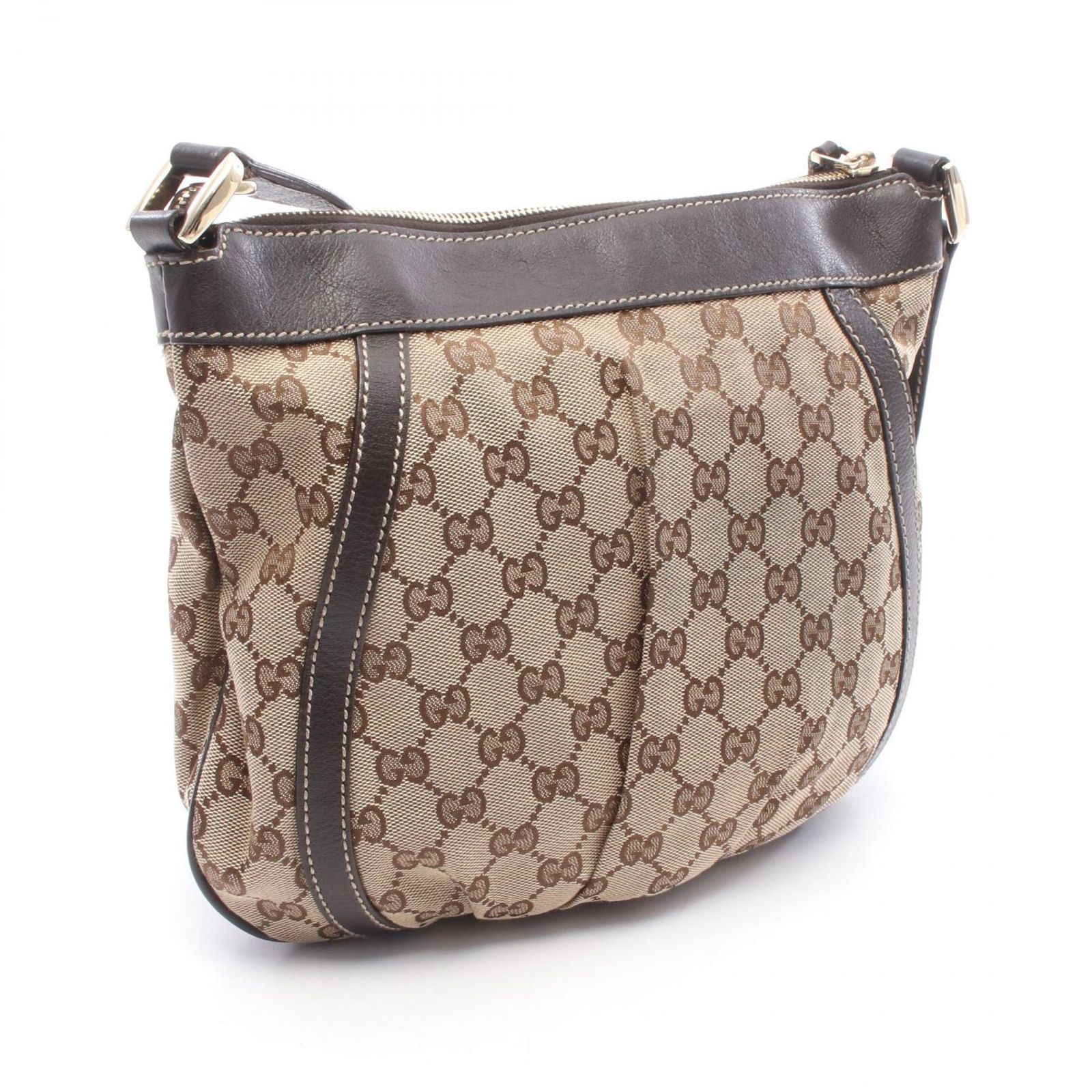 グッチ GUCCI ショルダーバッグ アビー GGキャンバス 203257 ベージュ