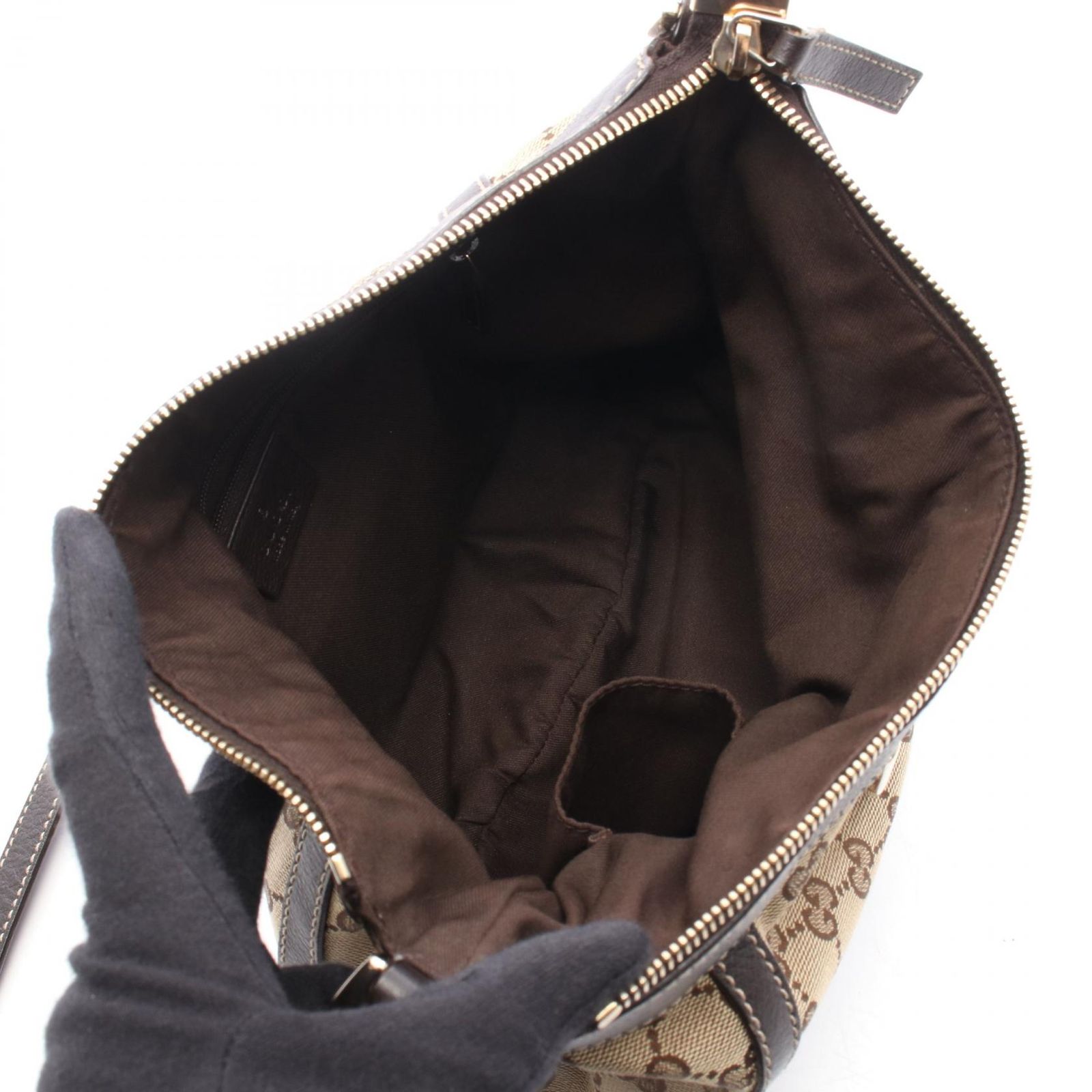 グッチ GUCCI ショルダーバッグ アビー GGキャンバス 203257 ベージュ