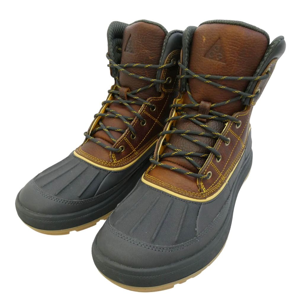 NIKE ナイキ 525393-770 ACG Woodside II Dark Gold Leaf ウッドサイド ブーツ ブラウン系 ブラック系 27.5cm【中古】