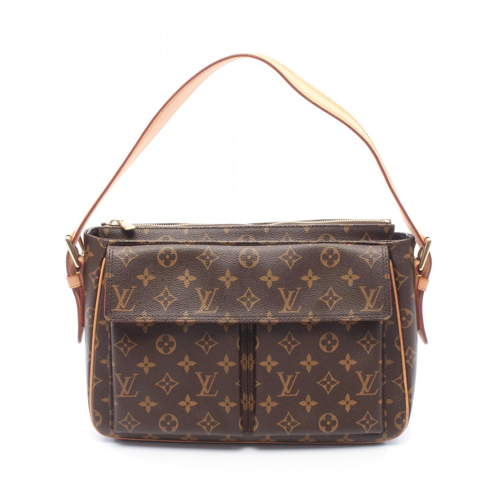 ルイ・ヴィトン LOUIS VUITTON ショルダーバッグ ヴィバシテGM M51163 PVCコーティングキャンバス レザー ヴィバシテGM レディース Used B