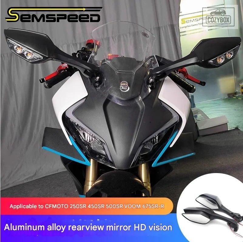 オートバイ サイド ミラー ハンドルバー ミラー CFMOTO 250SS/R 450SS 450SR 500 オー