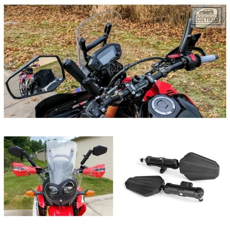 バック ミラー ホンダ XRE 300 XR 650 600R 400 250 モタード 300L ラリーオートバイ