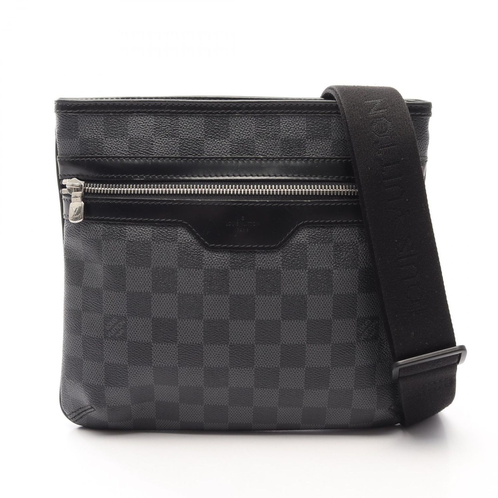 ルイ・ヴィトン LOUIS VUITTON ショルダーバッグ トマス N58028 PVCコーティングキャンバス レザー トマス メンズ Used A