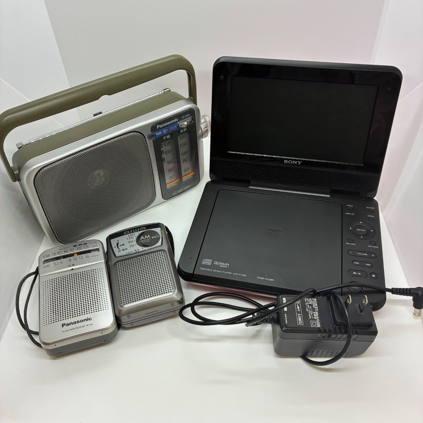 DVDプレイヤー ラジオ まとめ売り 4点> SONY Panasonic - メルカリ