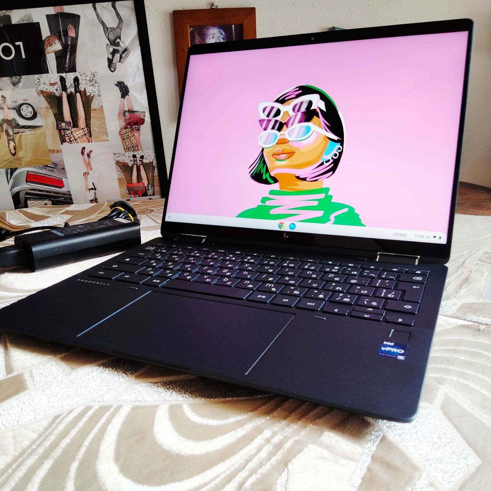 HP Dragonfly Chromebook 16GB 256GB 12世代i5 中古 - メルカリ