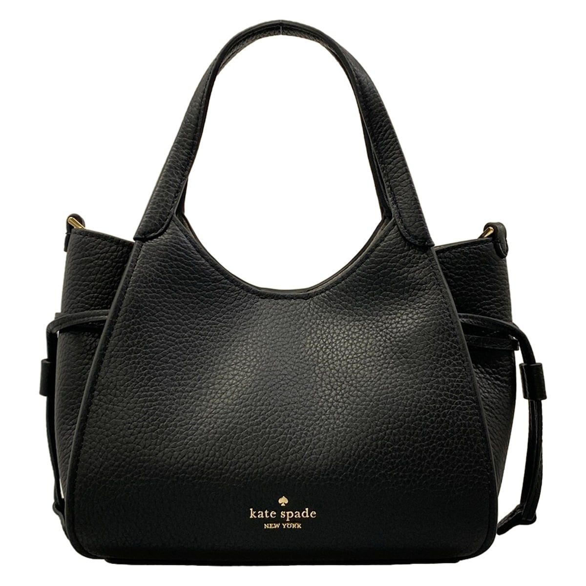 Kate spade(ケイトスペード) ハンドバッグ美品 スタッシュ ミニ キャリーオール KN634 黒 レザー