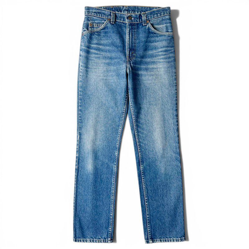 ヒゲ 90s USA製 Levis 509 0215 デニム パンツ W30 L30 / 90年代 アメリカ製 リーバイス オールド ジーンズ ジーパン スリム