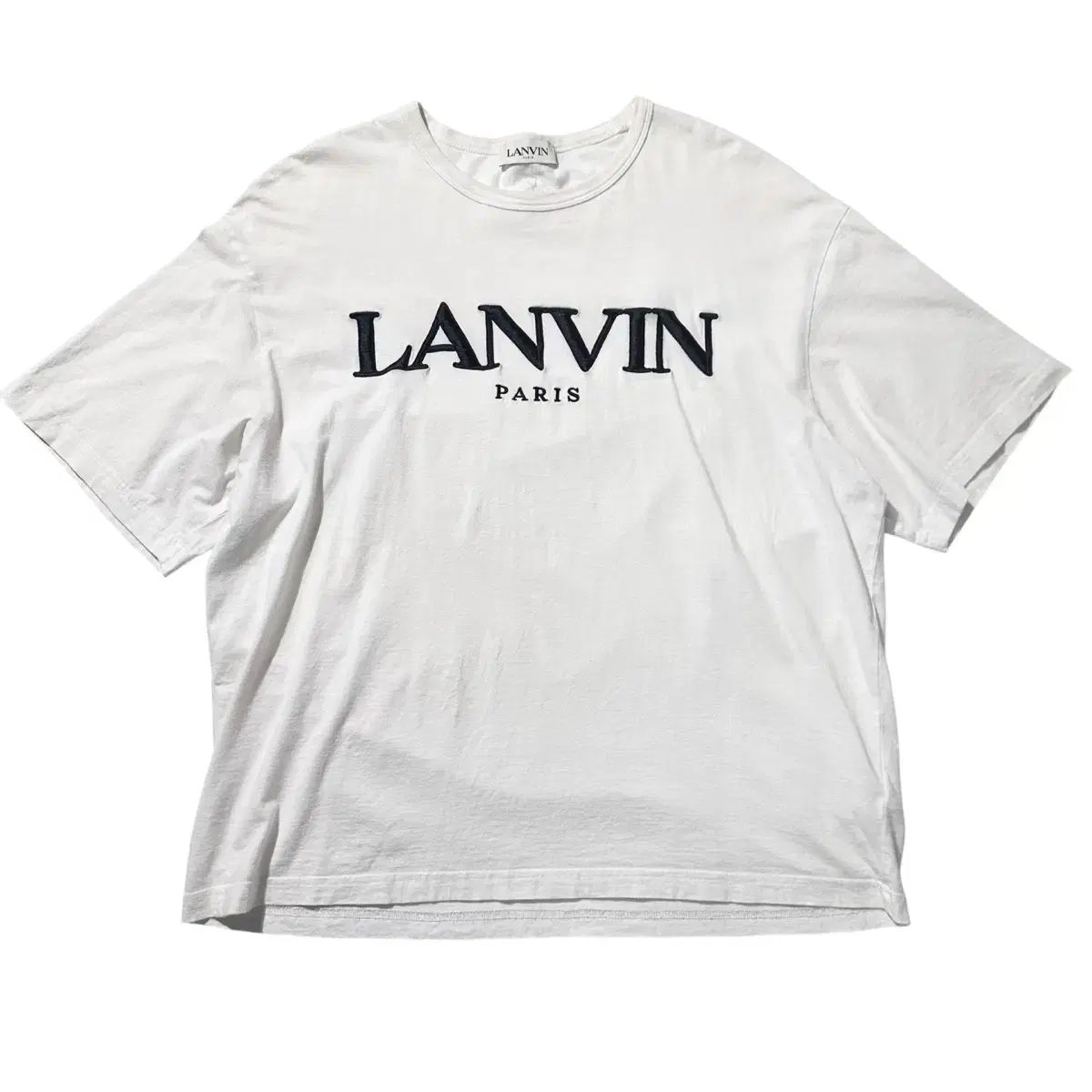 L-XL LANVIN ランバン ロゴ Spellout 半袖 Tシャツ