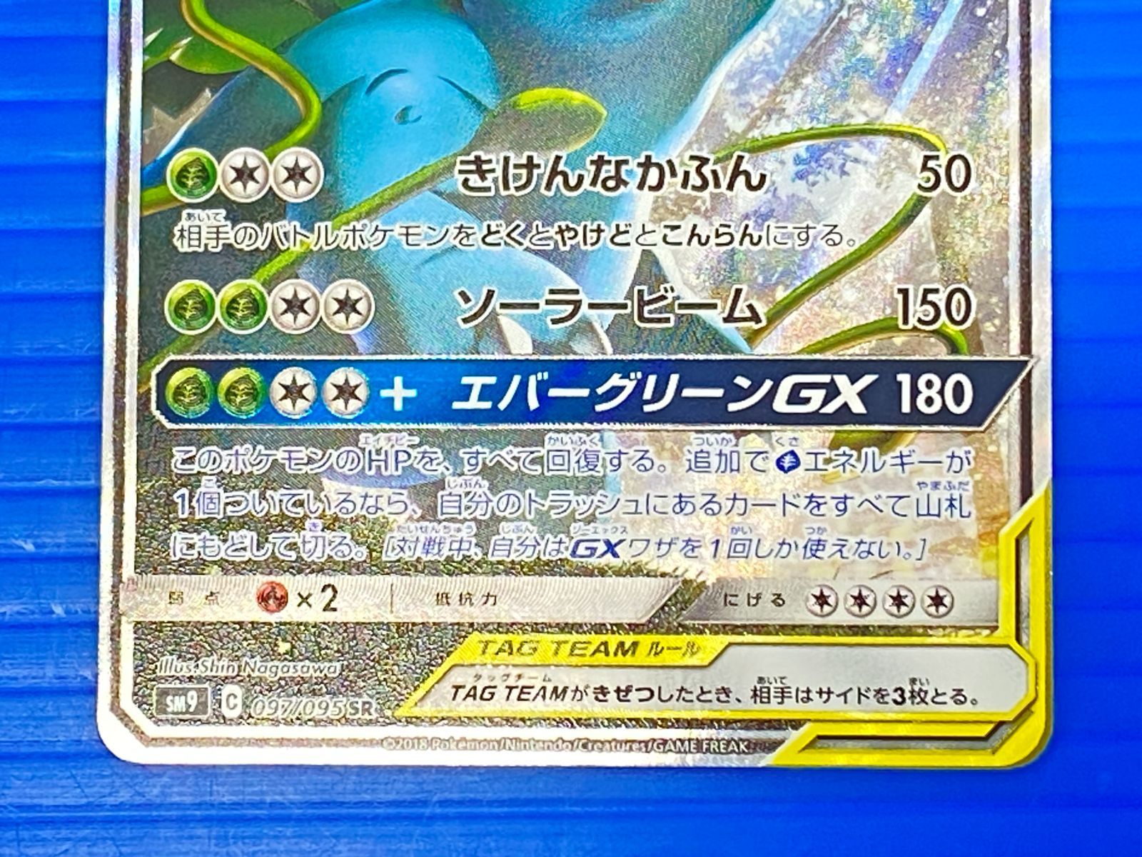 盛岡店56-0709] セレビィ＆フシギバナGX SR SM9 タッグボルト 097/095
