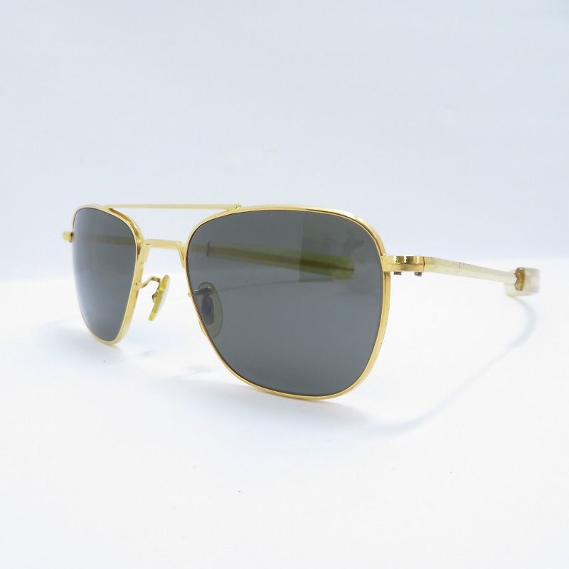 【瀬戸大橋店】 中古 サングラス AMERICAN OPTICAL SKYMASTER - サイズ：5 1/2 ゴールド 【116】