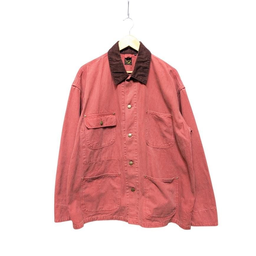 25FW orSlow オアスロウ RELAX FIT OXFORD COVERALL カバーオール レッド系 コットン サイズ3 66289