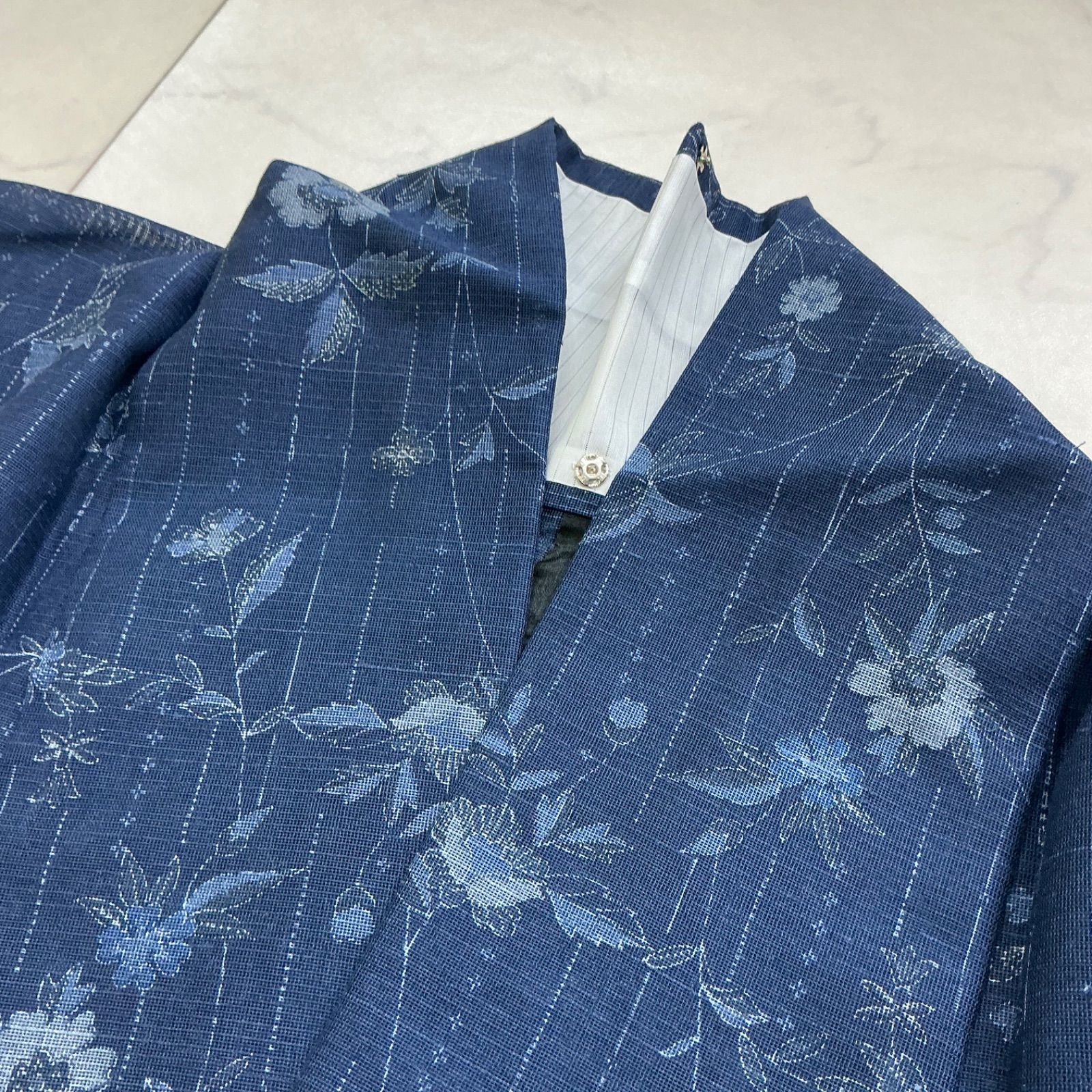 ◇kimono+one◇kimonoarisa◇夏物夏着物◇お洒落な小紋着物◇紗織◇広
