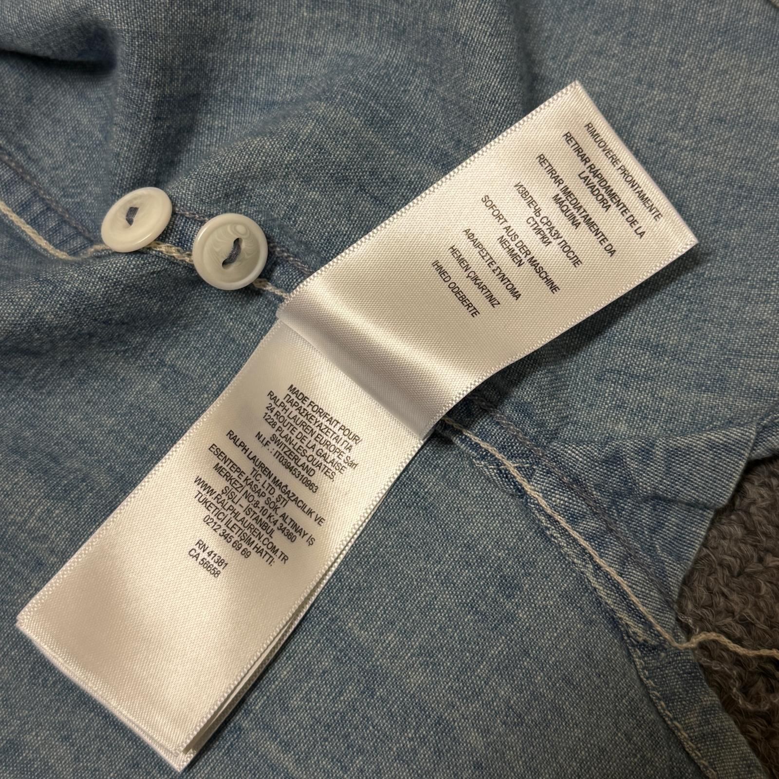 RRL CHAMBRAY SHIRT シャンブレーデニムシャツ ダブルアールエル
