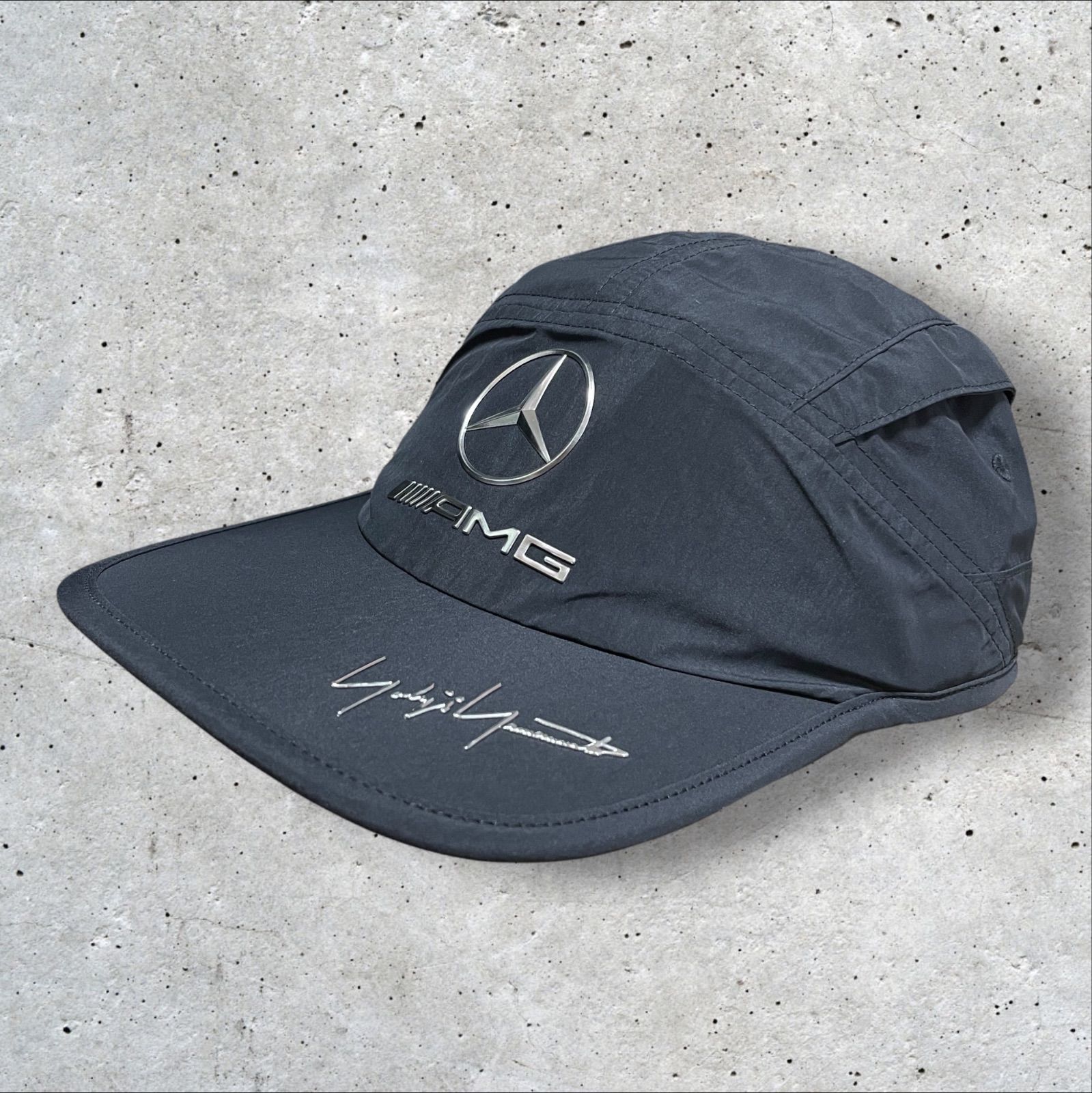定価：17600円 Y-3 MERCEDES-AMG PETRONAS FORMULA 1 TEAM RUN CAP KR4910 BLACK メルセデスAMG　フォーミュラチームランキャップ　ブラック