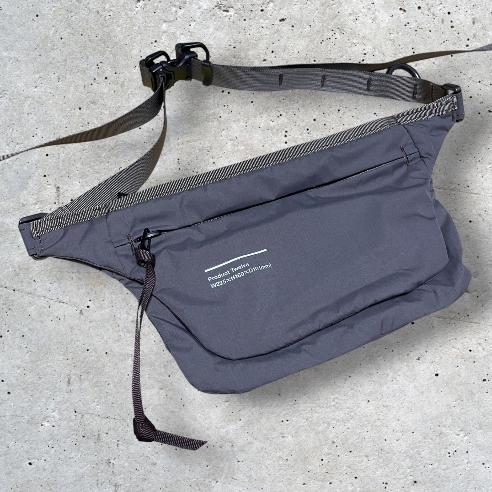 定価：22000円 Product Twelve City Belt Bag 26SS-PAC02 BROWN シティベルトバッグ26SS-PAC02ブラウン